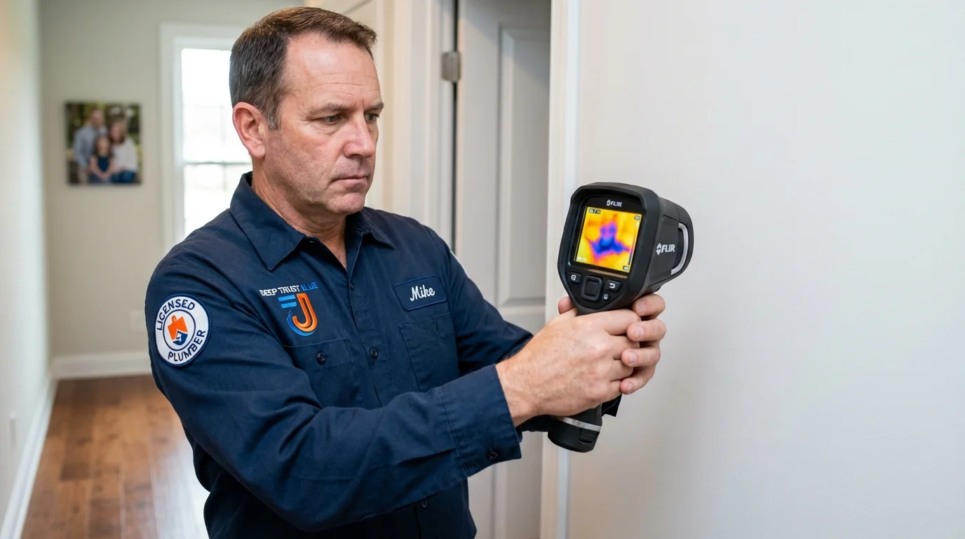 Thermal imaging leak detection by Johns Plumbing LLC in Owings